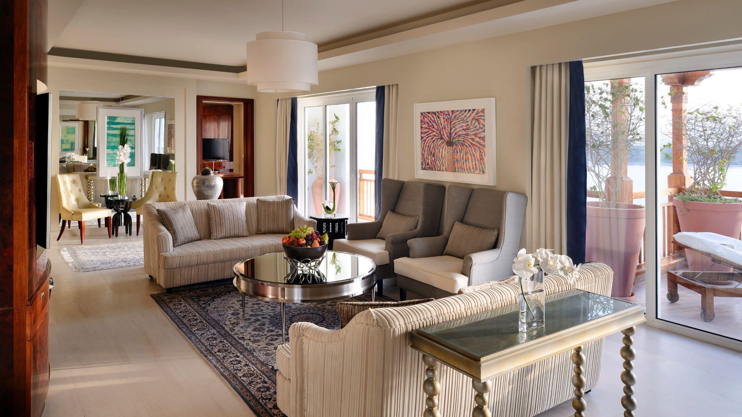 Park Hyatt Dubai Hotel Exterior photo A living room in a suite at the Atlantis Resort