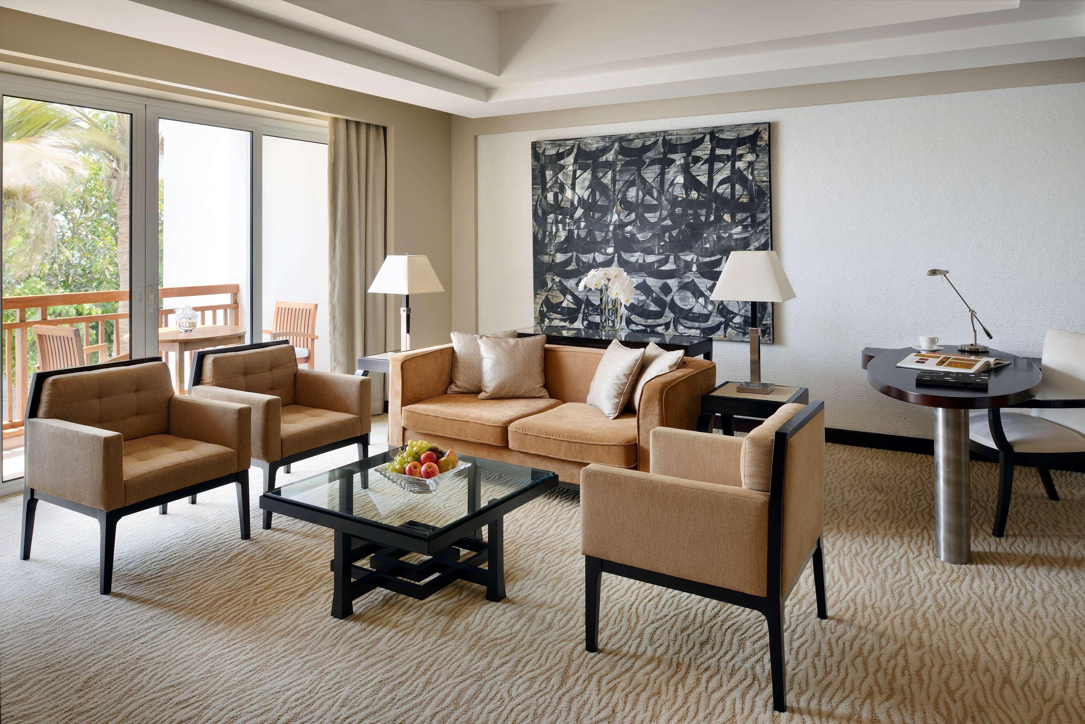 Park Hyatt Dubai Hotel Exterior photo A living room in a suite at the Taj Bengal
